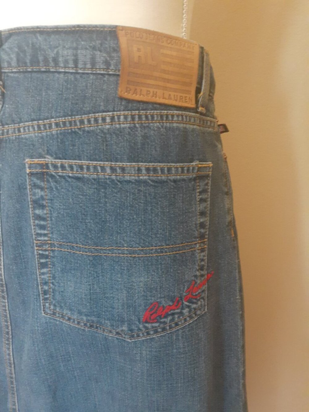 Ralph Lauren Y2K Polo Jeans Company Denim Skirt